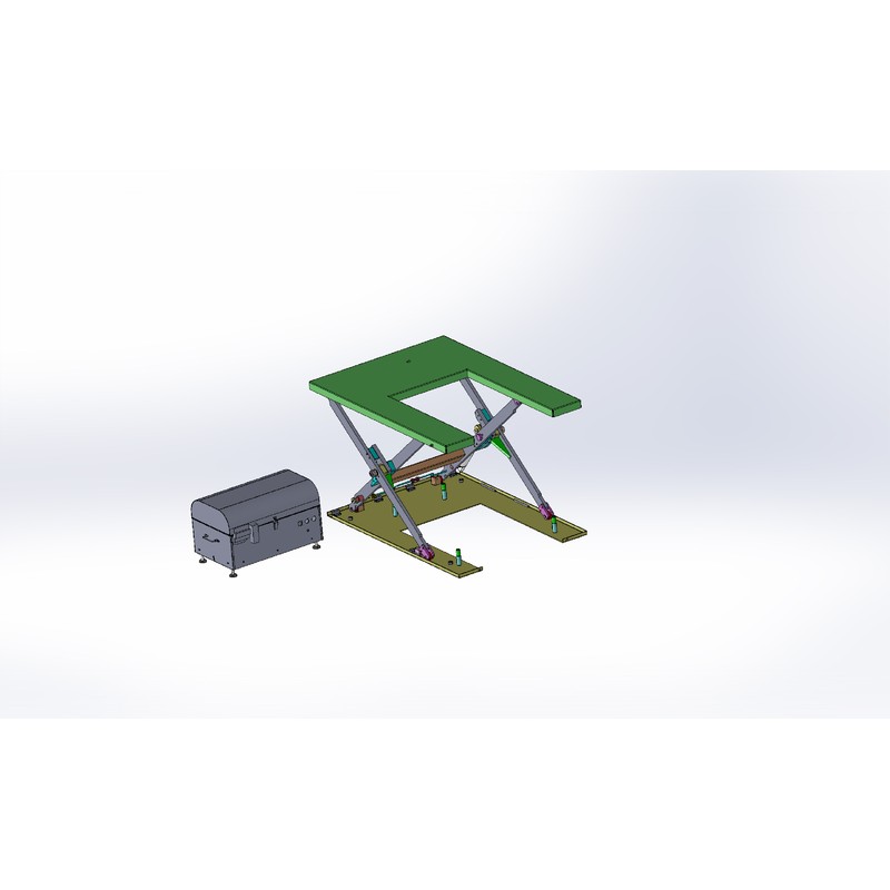 Hydraulic Platform CAD Drawing